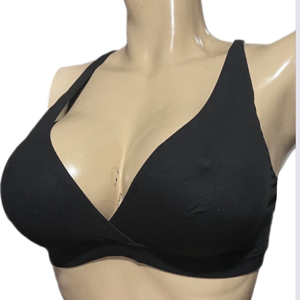Victoria’s Secret Ultra Soft Unlined No Wire Comfy Bralette bra Black Xsmall